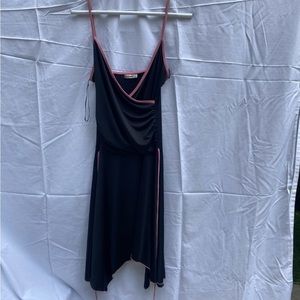 Papaya black slinky dress